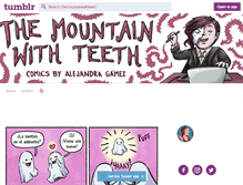 Tablet Screenshot of mountainwithteeth.com